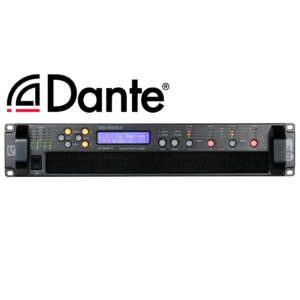 44M10 4x2500W DSP Amplifier with Dante