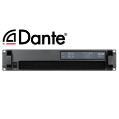 44C20 4x5000W DSP Amplifier with Dante