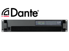 88C20 8x2500W DSP Amplifier with Dante