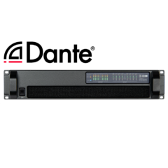 88C03 8x400W DSP Amplifier with Dante